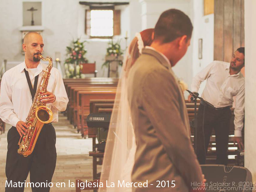 saxofonista matrimonio marcha nupcial Cali